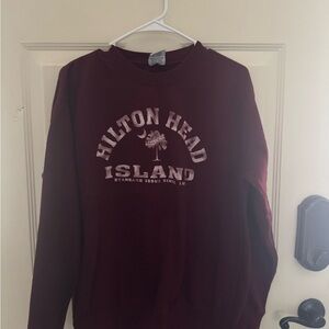 Hilton Head Island Maroon Sweatshirt